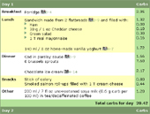 Atkins, low carb, low GI, low GL menu plans